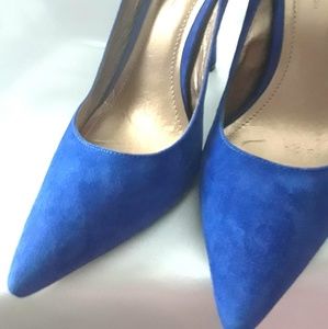 BCBGeneration Colbalt Blue Suede Heel